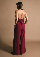 Burgundy Main Drama Blouse