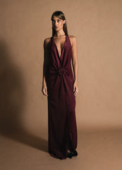 Burgundy Teresa Dress