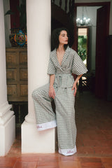 Gaviota Green Checkered Pants