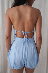 Paulina Light Blue Shorts