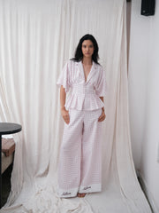 Gaviota Pink Checkered Set