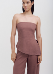 Brown Florian Top
