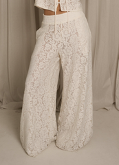 Yes Girl Ivory Pants
