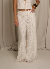 Yes Girl Ivory Pants