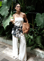 Capuchino Coffe Print Overpiece