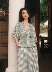 Gaviota Green Checkered Shirt