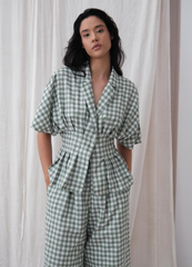 Gaviota Green Checkered Shirt
