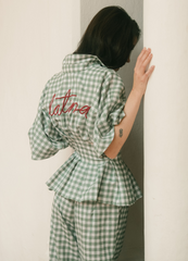 Gaviota Green Checkered Shirt