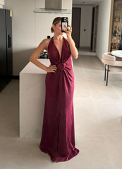Burgundy Teresa Dress